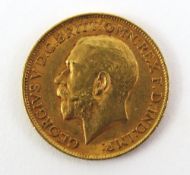 A King George V full sovereign, 8.1g gross