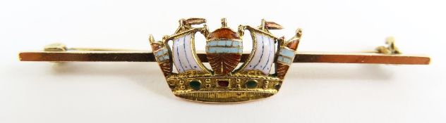A late 19th or early 20th century naval sweetheart