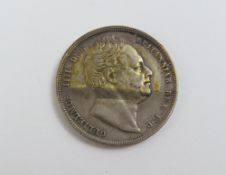 WILLIAM IV Halfcrown 1836 ef some tape residue