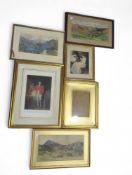 A Coloured print Henry Callender Esq; a watercolou