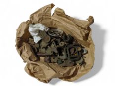 A quantity of metal detector finds, includes some