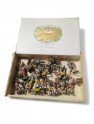 Fifteen early 20th Century painted lead diecast fi