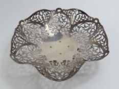 A contemporary Irish silver dish, by Royal Irish S