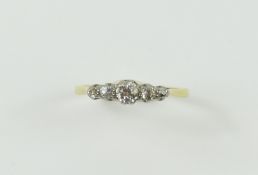 An early to mid-20th century old cut diamond gradu
