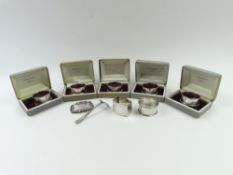 A small collection of mixed silver, mixed dates and makers, comprising seven