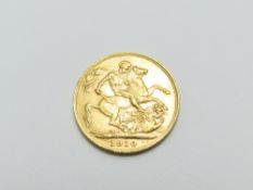 Edward VII Sovereign 1910