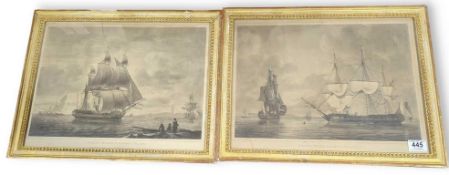 A pair of 18th century sepia mezzotints - 'A Spanis