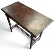 A Victorian aesthetic movement stained mahogany ca
