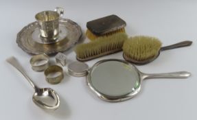 A collection of mixed silverwares, mixed dates and makers,