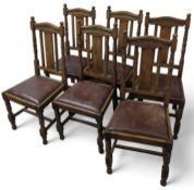 A 20th century oak extending dining table, on X st