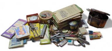 A quantity of mixed collectables including comic p