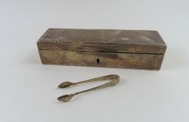 A late Victorian silver cased box, by William Comyns,