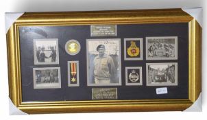 Militaria - Field Marshal Montgomery - a framed di