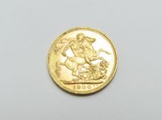 Victoria Sovereign 1900, Melbourne mint