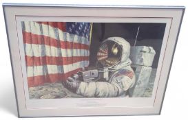Alan Bean (1932-2018), 'Straightening Our Stripes'