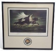 Lumen M Winter (1908-1982), 'Steeds of Apollo', limited edition