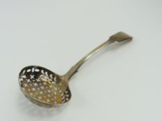 A mid 19th century Victorian silver sifter spoon