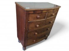 An early-20th-century chest of drawers