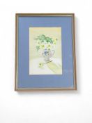 Dorothea A Laurenson, Still life of daffodils in a