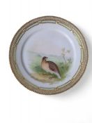 A Royal Copenhagen Fauna Danica porcelain plate