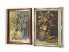 Joan Wills (British 1920-2003), Dried flowers with