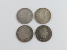 NAPOLEONIC KINGDOM OF ITALY - 5 lira silvre coin 1808, M below date
