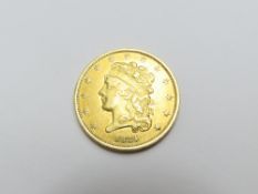 USA - $5 Gold Classic Head 1834, vf, 8.3g