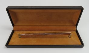 Dupont - a ball point pen, with ribbed decoration