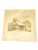 Maung Saya Saung (Burmese 1898-1952), Family in a