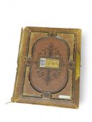 A Victorian album 'Views', containing black and w