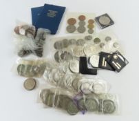 A quantity of assorted GB coins including George V