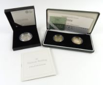 Royal Mint 2006 Brunel £2 silver proof set of two