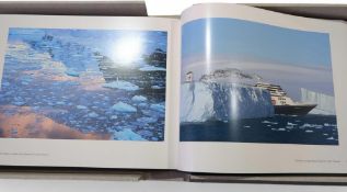 A large limited edition book Antarctica by Pat and