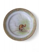 A Royal Copenhagen Fauna Danica porcelain plate