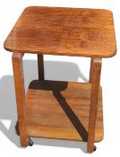 A 20th-century two-tier hostess trolley
