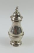 A 20th century silver pepper, London, 1905, C S Ha