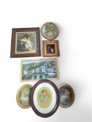 A selection of framed prints and photographs, feat