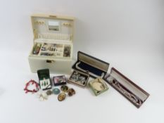 A collection of vintage and later costume and silv