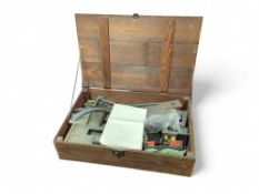 An early 20th century painted wood model of a term