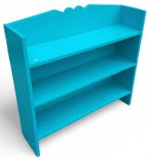 A modern pine bookshelf