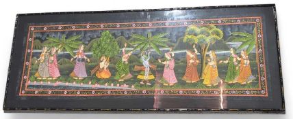 A 20th century painting on fabric, depicting the g