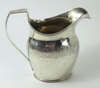 A George III silver cream jug