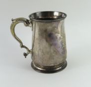 A George II silver mug