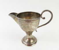A George III silver cream jug