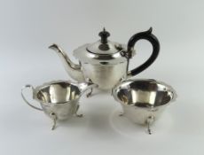 A silver bachelor’s tea set
