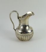 A Victorian silver milk jug