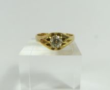 A 19th or early 20th century gentleman's diamond r