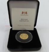 Elizabeth II 2020 Laurel gold proof coin Tristan d