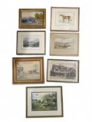 A quantity of small framed pictures and prints