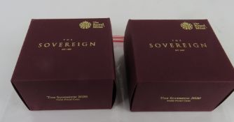 Royal Mint Elizabeth II The Sovereign 2020 gold pr